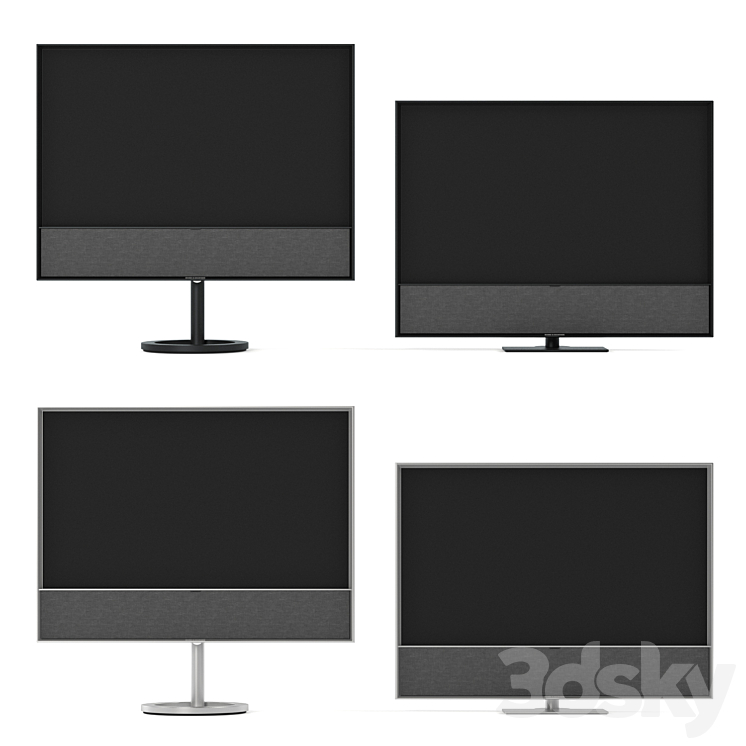 BANG & OLUFSEN BEOVISION CONTOUR 55 '' SET 3D Model Free