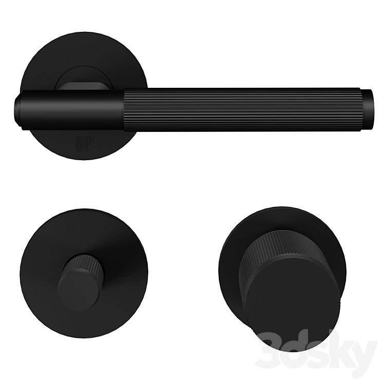 Buster & Punch DOOR HANDLE KNOB LOCK 3D Model Free