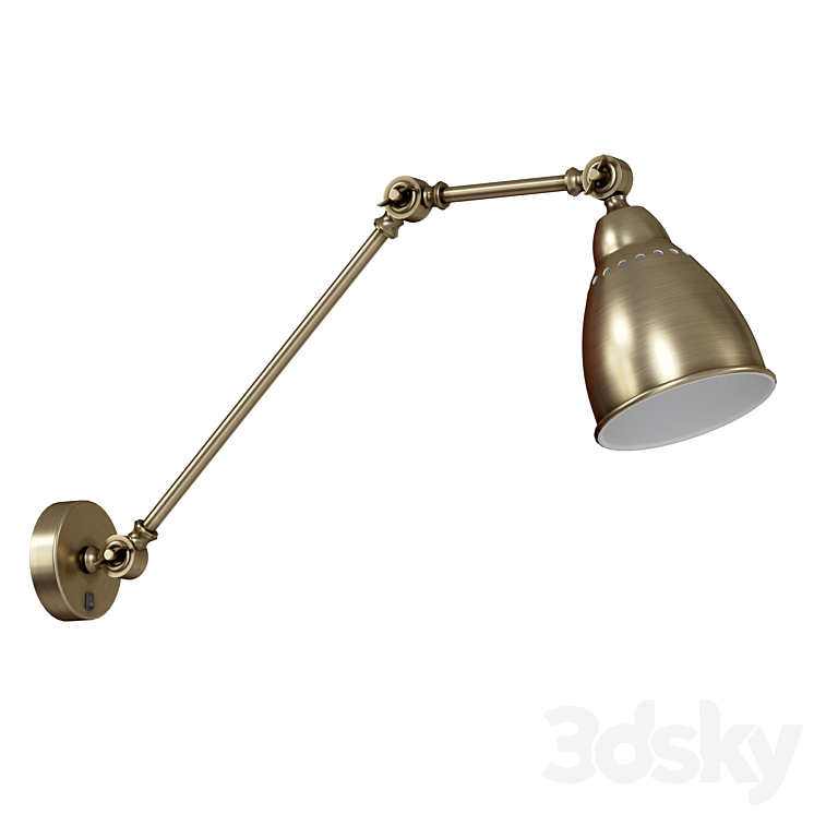 Wall lamp with switch A2055AP-1AB 1BK 1GY 1SS 1WH Free Download