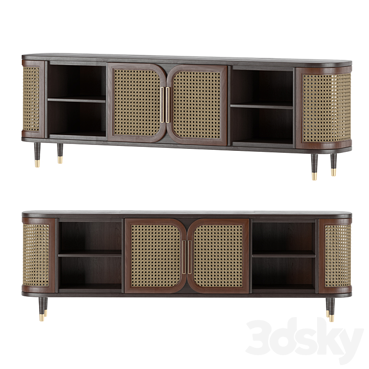 Sideboard Chest of drawer 03 3DS Max - thumbnail 1