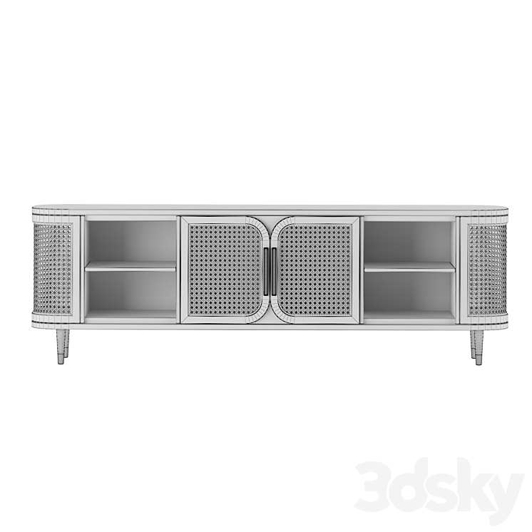 Sideboard Chest of drawer 03 3DS Max - thumbnail 2