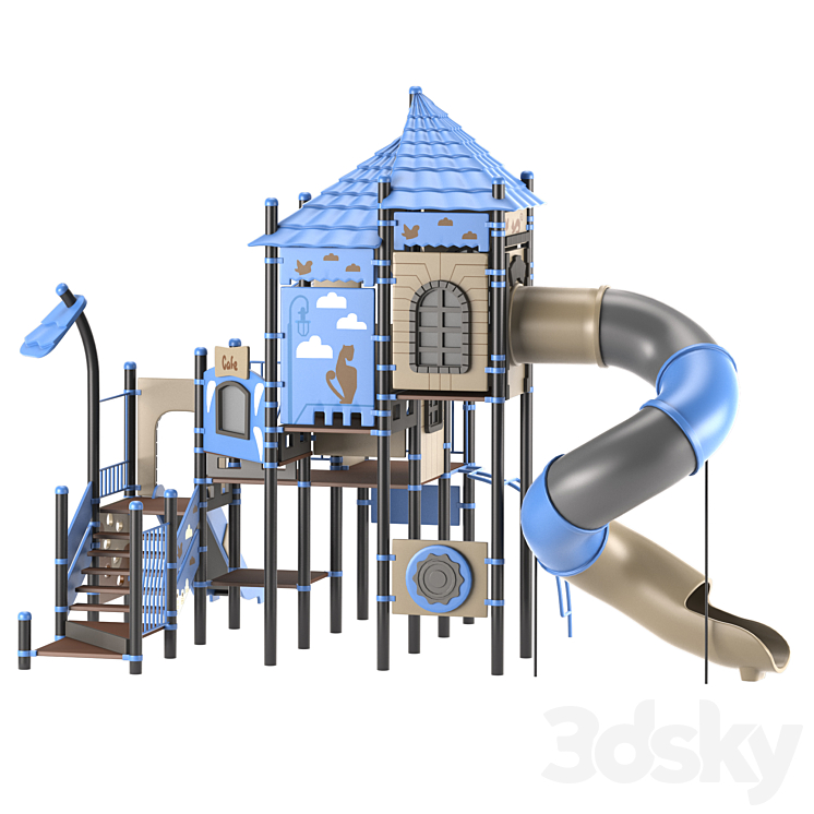 Children's play complex 3D Model