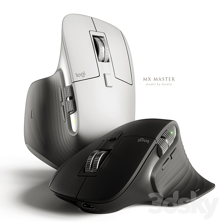 Logitech MX Master 3 3D Model