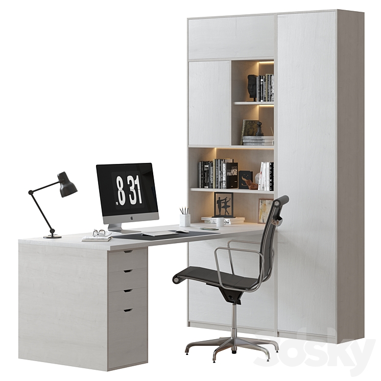 Office Furniture – Set 7 3DS Max - thumbnail 1
