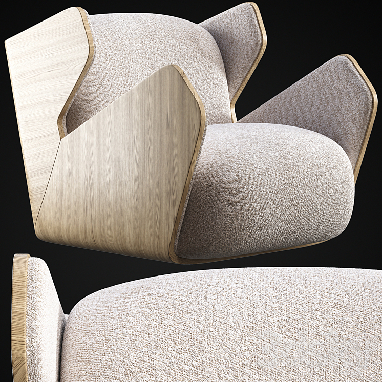 Armchair Soft Concept by Zalim Isakov 3DS Max - thumbnail 1