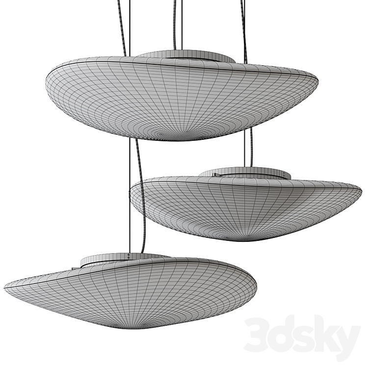LOOP Pendant lamp by Fabbian 3D Model Free