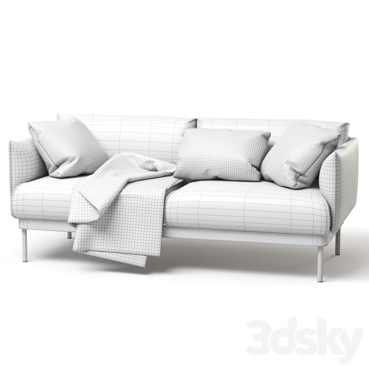 IKEA EPPLARUD sofa | IKEA ÄPPLARYD sofa 3DS Max - thumbnail 2