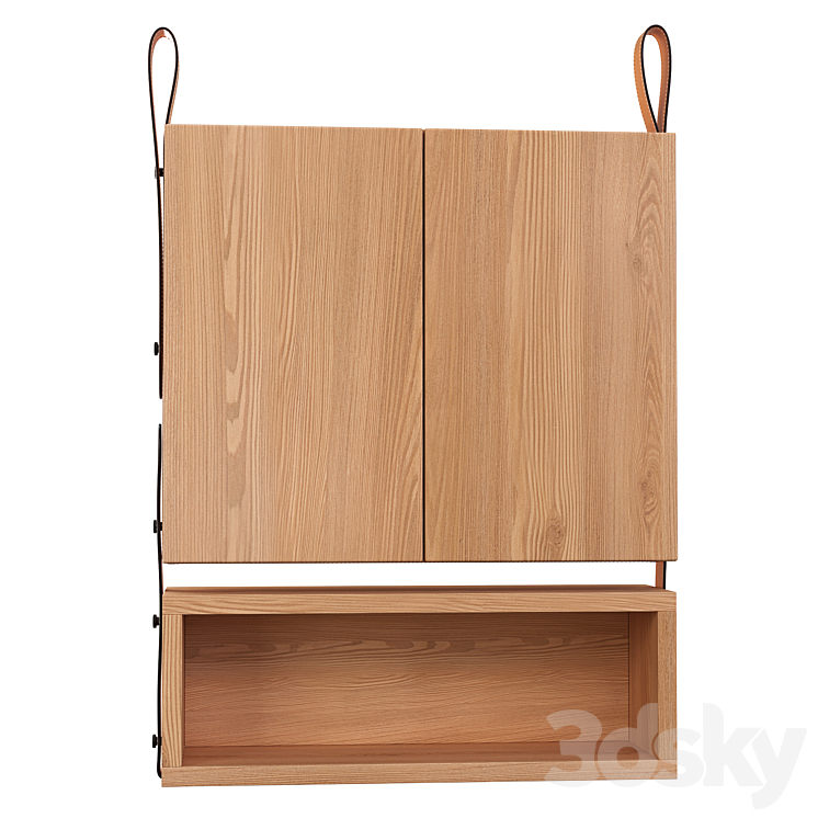 Hanging cabinet with shelf Mutina by OEO Studio 3DS Max - thumbnail 2