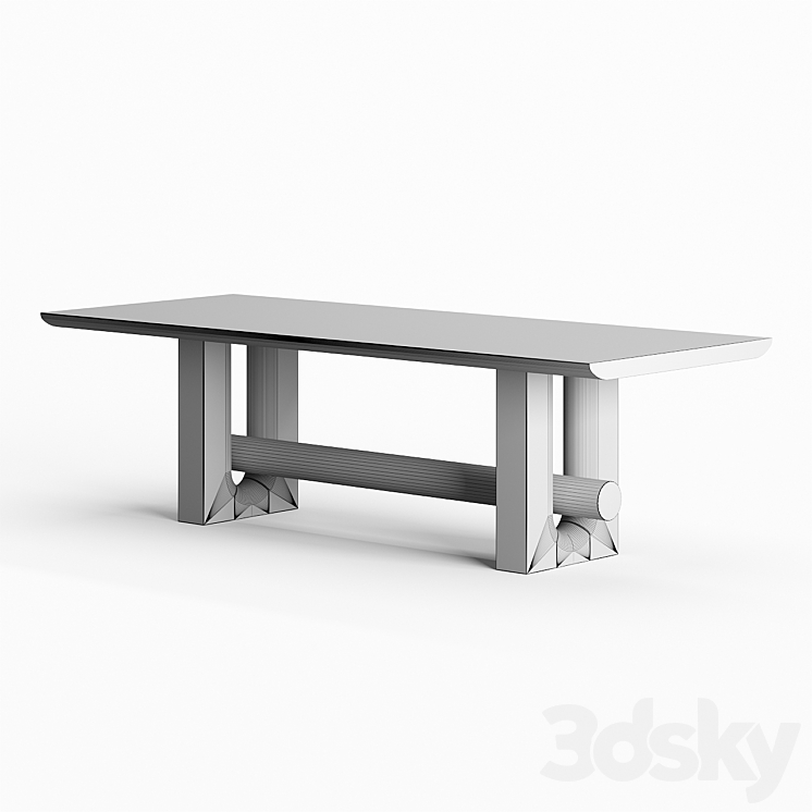 Mirage Table By Philippe Hurel 3DS Max - thumbnail 2