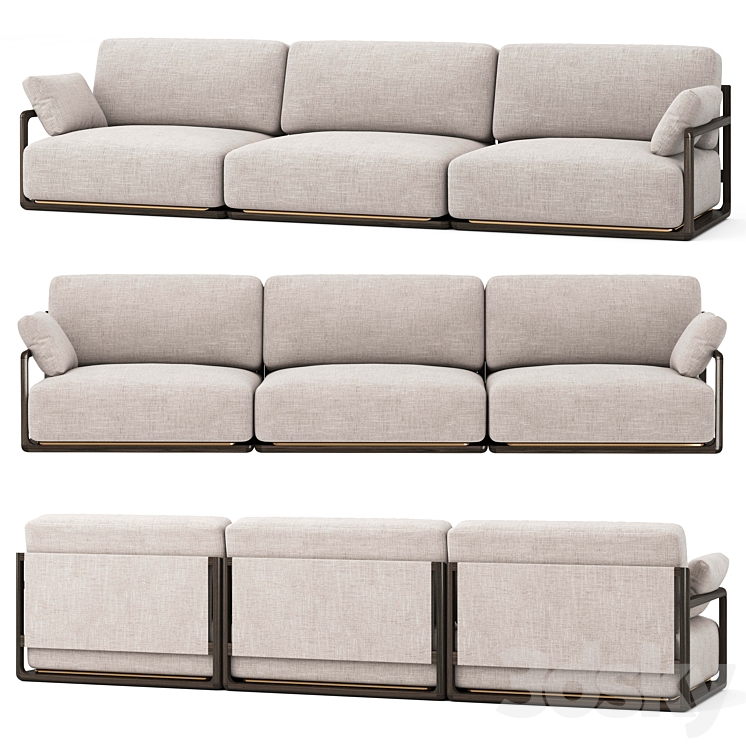 Sofa Alhena 3 from ARCHMEBEL 3DS Max - thumbnail 1