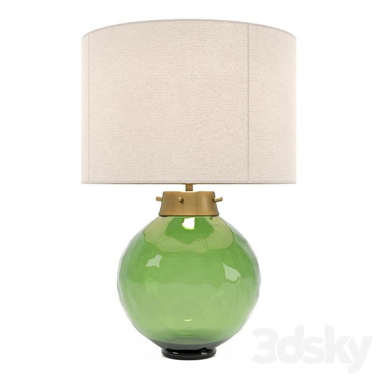 Table Lamp Dl Kara Tl Green 3DS Max - thumbnail 1