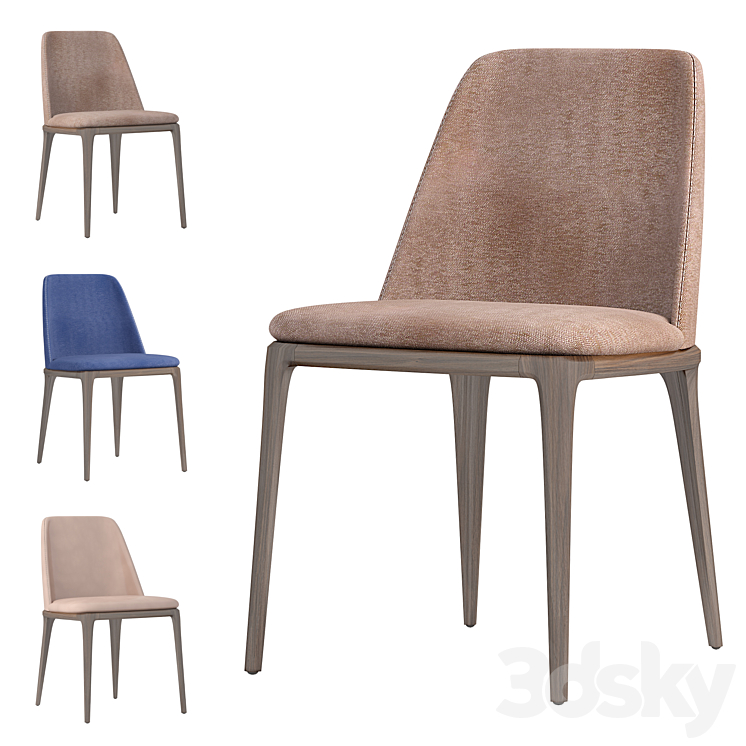 Poliform grace chair Chair 3D model