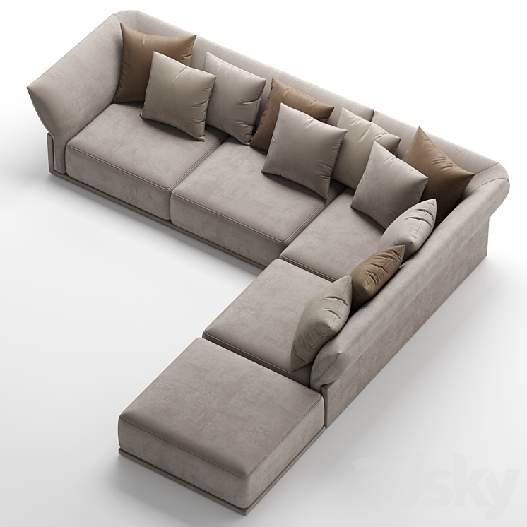 CLOUD modular sofa 3D Model