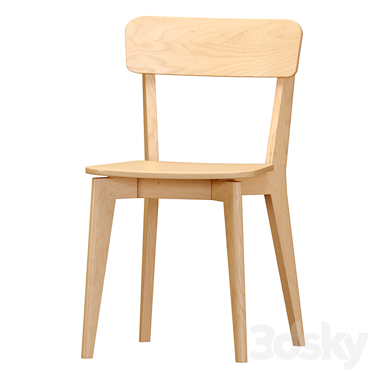 IKEA LISABO Table And Chairs 3D Model