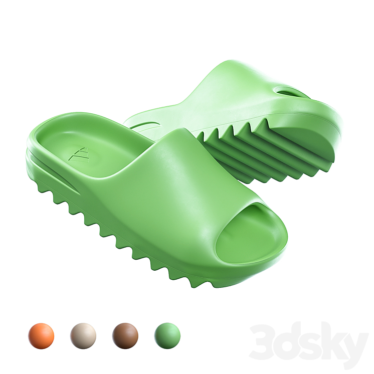 Adidas Yeezy Slide 3D Model