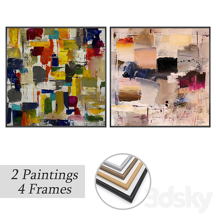 paintings - Frame - 3D model