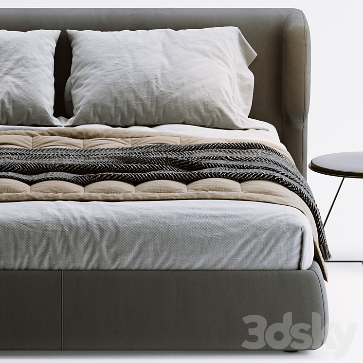 Ditre italia claire bed 3DS Max - thumbnail 2