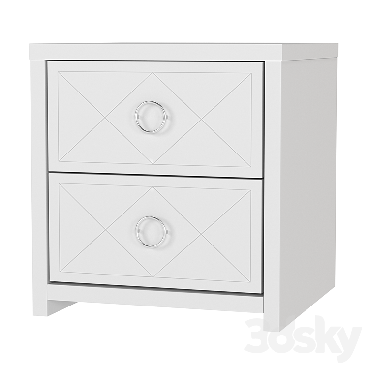 Bedside table Lucido 3DS Max - thumbnail 1