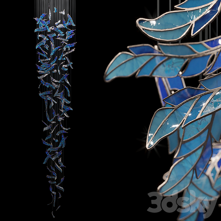 Light stained glass Vargov Design – Airy 3DS Max - thumbnail 1