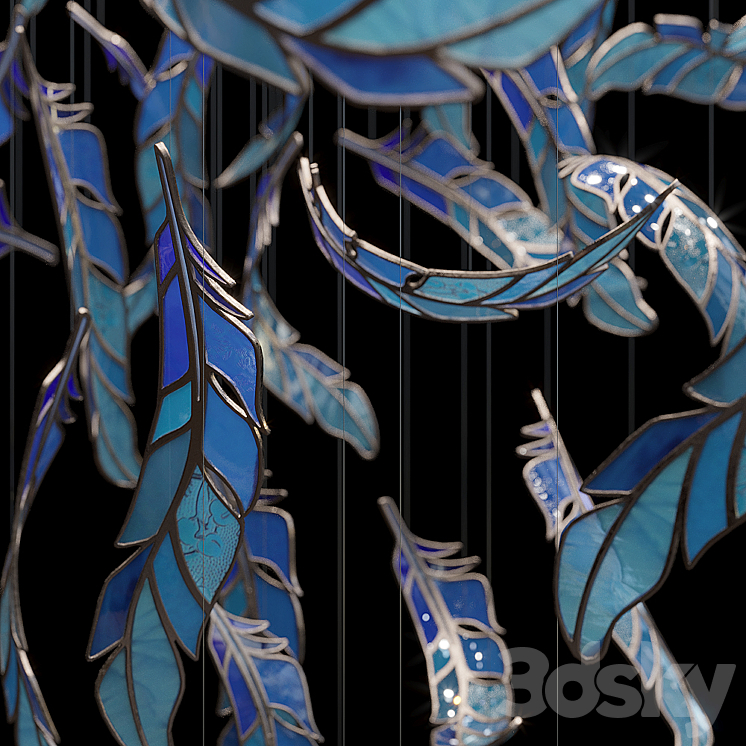 Light stained glass Vargov Design - Airy 3D Model Free