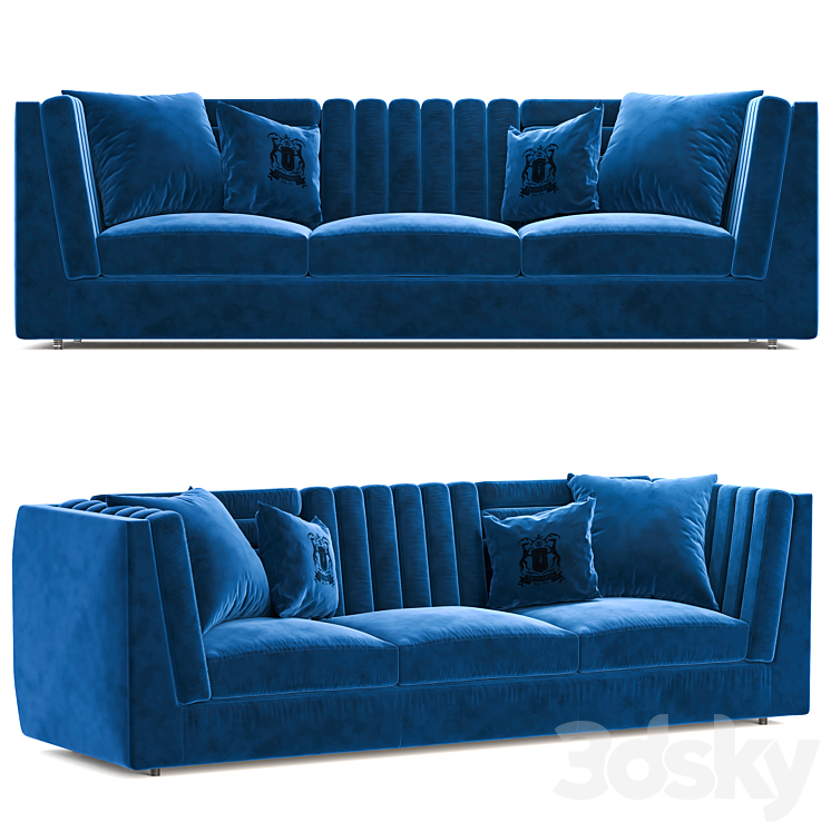 Relief sofa 3DS Max - thumbnail 1
