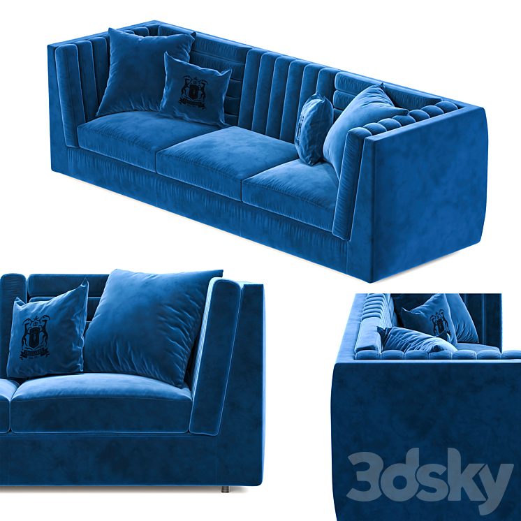 Relief sofa 3DS Max - thumbnail 2