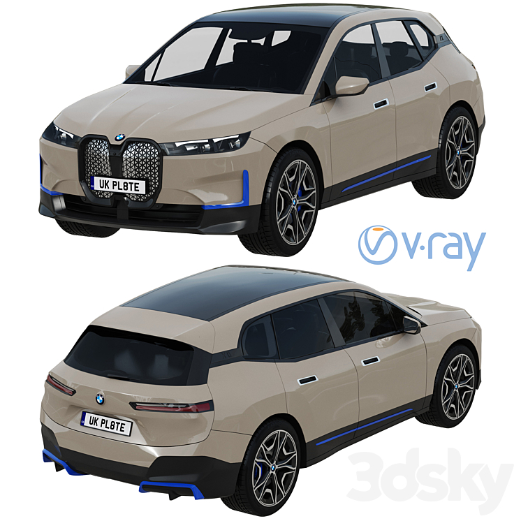BMW IX 3D Model