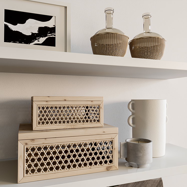 Decorative set 3D Model