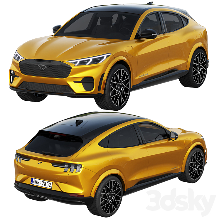 2021 Ford Mustang MACH-E GT 3D Model