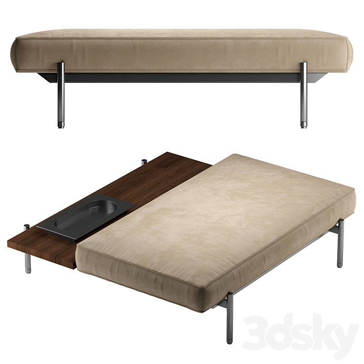 ottoman Minotti Superquadra № 2 3D Model