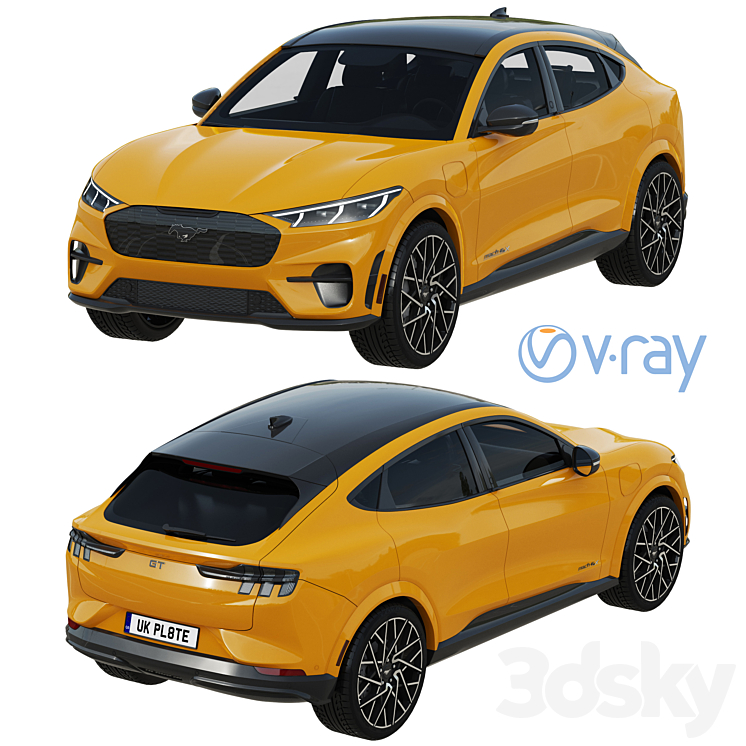 2021 Ford Mustang MACH-E GT 3D Model