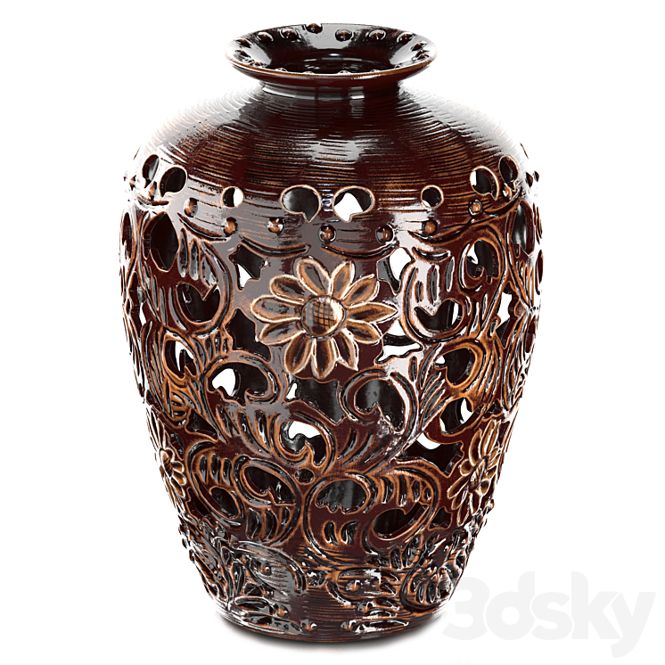Decorative Vase 3DS Max Model - thumbnail 1
