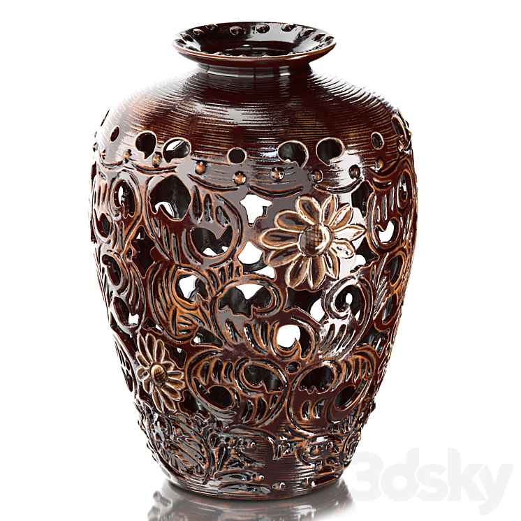 Decorative Vase 3DS Max Model - thumbnail 2