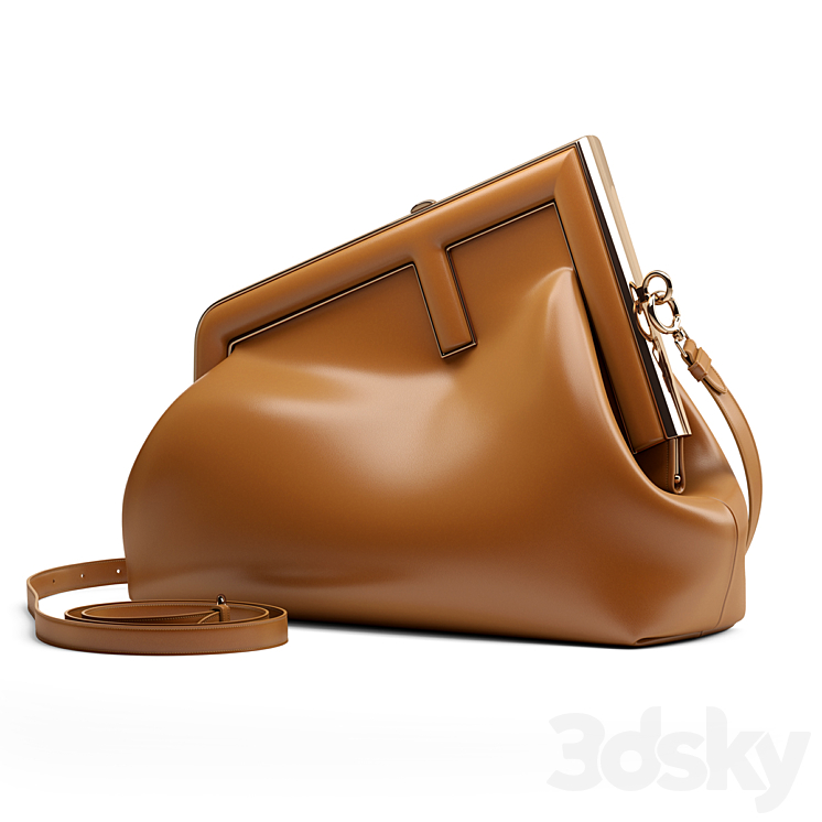 Fendi first handbag 3DS Max Model - thumbnail 1