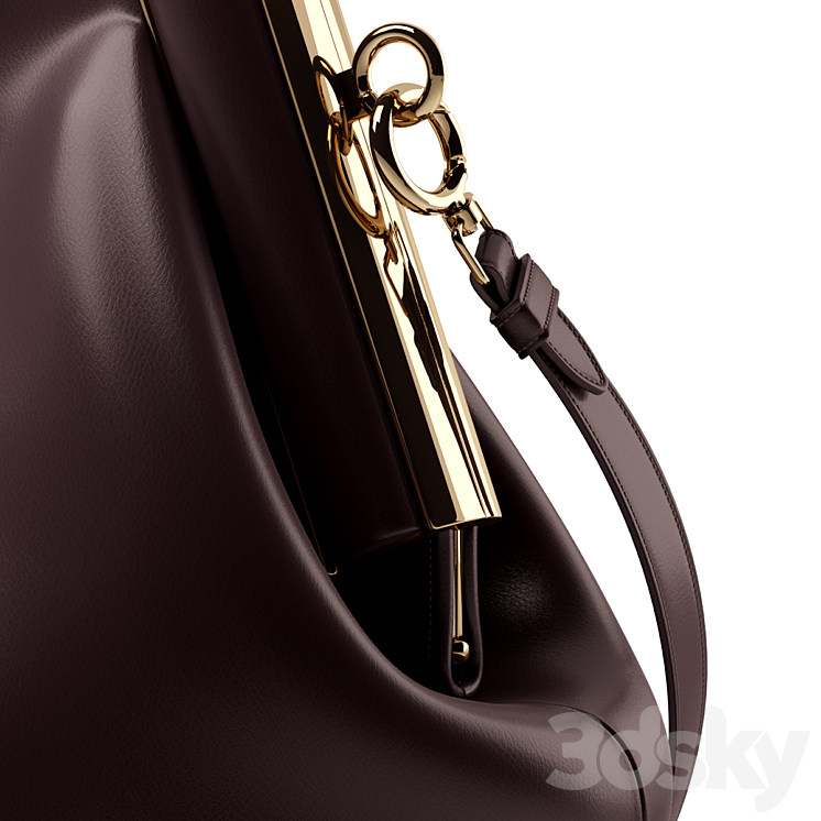 Fendi first handbag 3DS Max Model - thumbnail 2