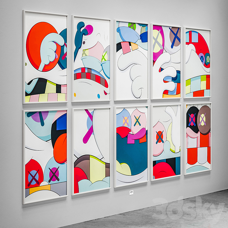 KAWS Art 0001 3D Model