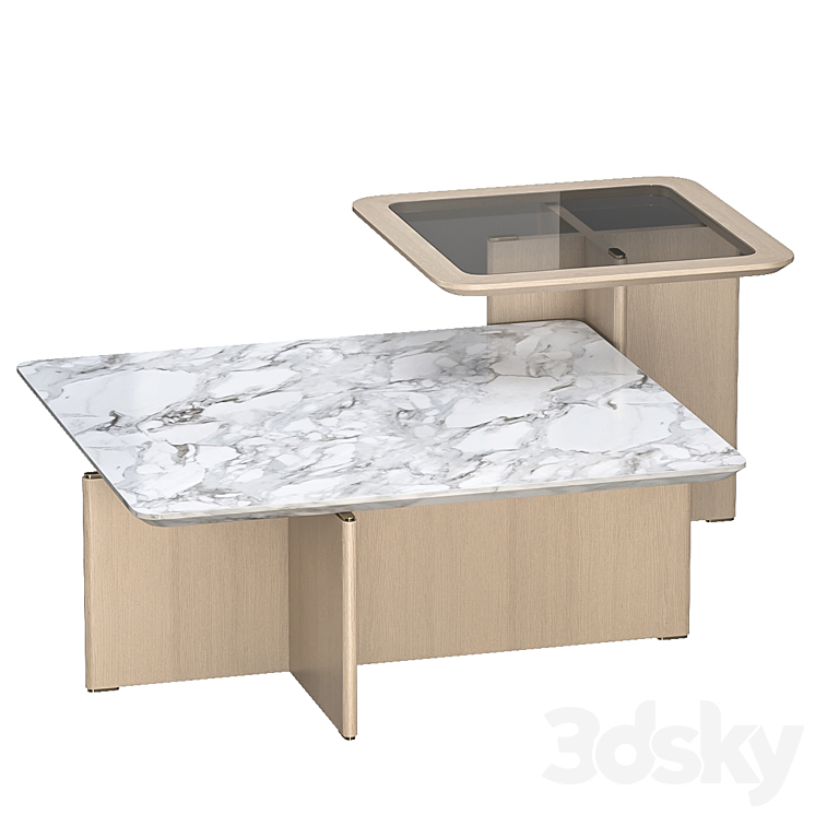 Center table Getty 3DS Max Model - thumbnail 1