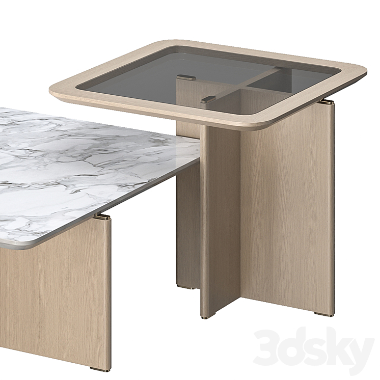 Center table Getty 3DS Max Model - thumbnail 2