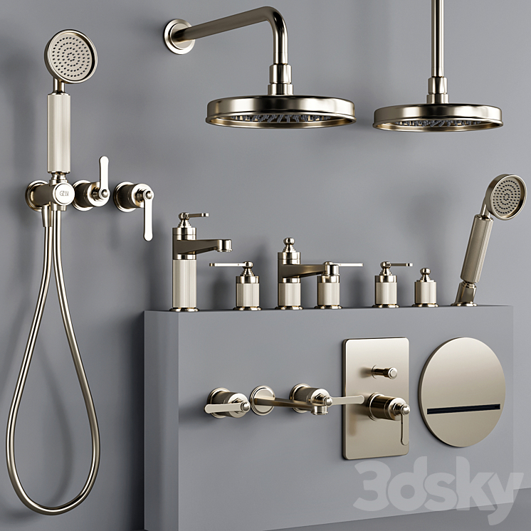 GESSI_VENTI_20_Bathroom_faucet_set_1 3DS Max - thumbnail 2