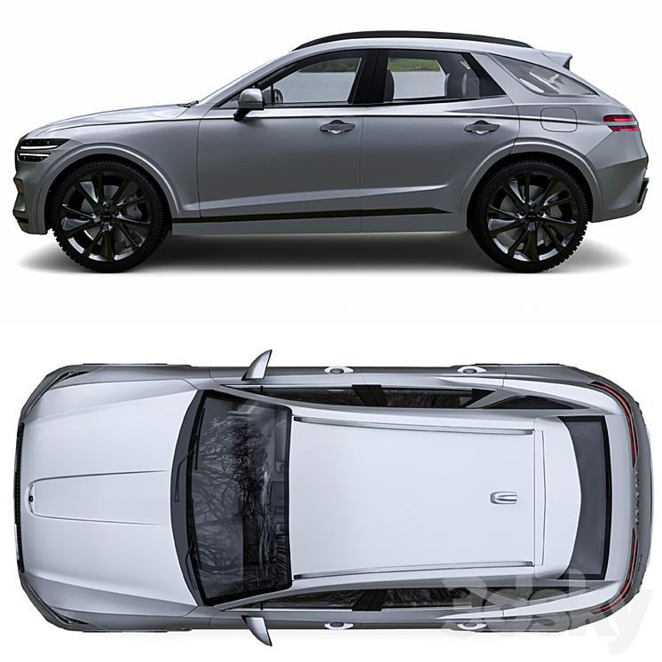 Genesis_GV70 3D Model