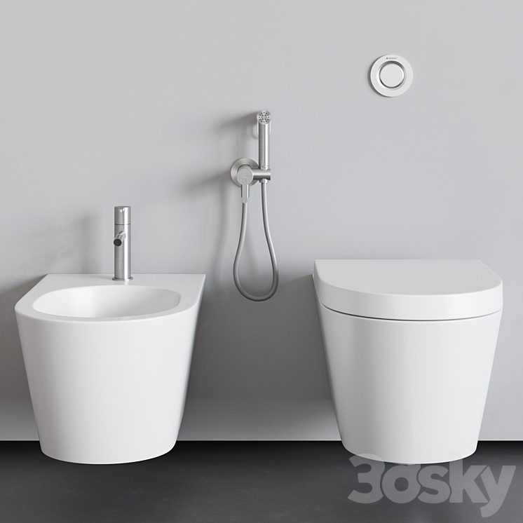 Noorth Milldue Edition - Senna WC & Bidet 3D Model
