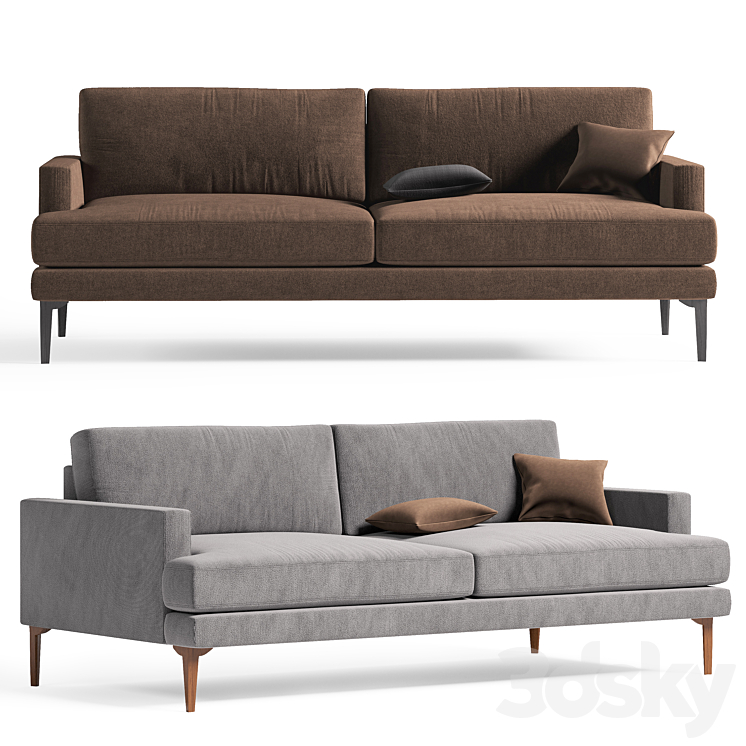Andes Sofa Furniture 3DS Max - thumbnail 1