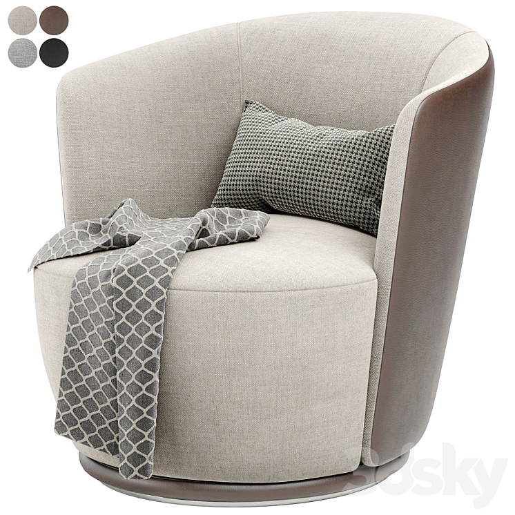 BLUES armchair by Turri design