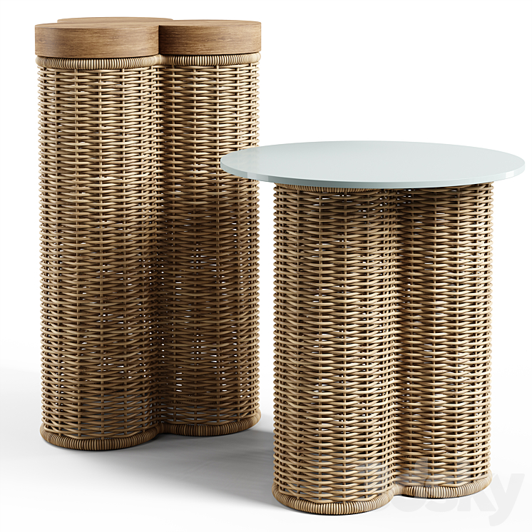Kettal - Vimini Side Table 3D Model Free