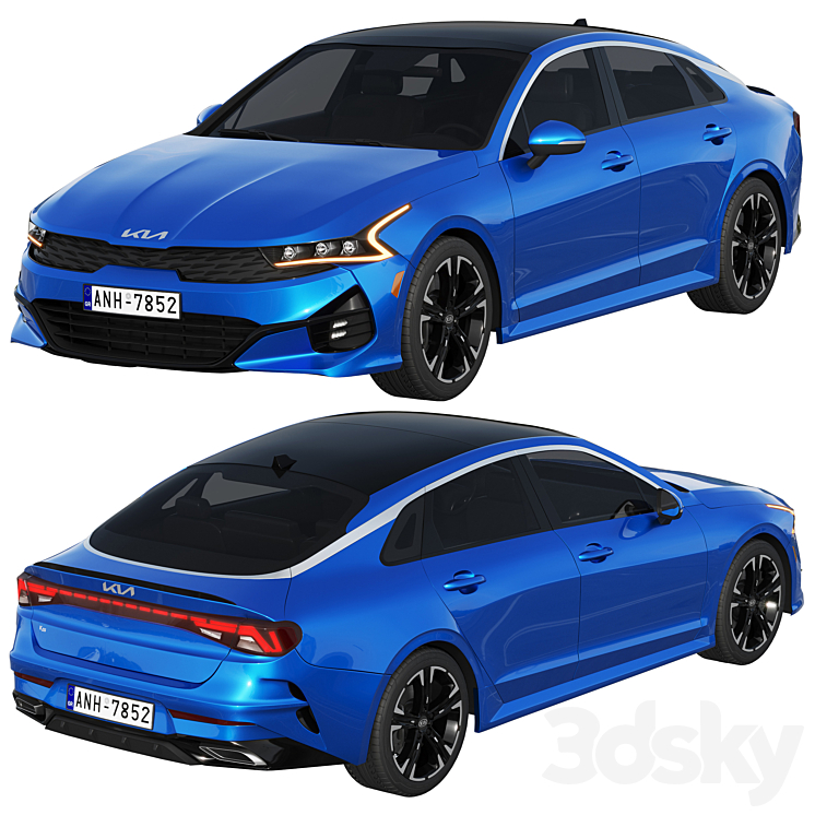 Kia K5 2022 3D Model