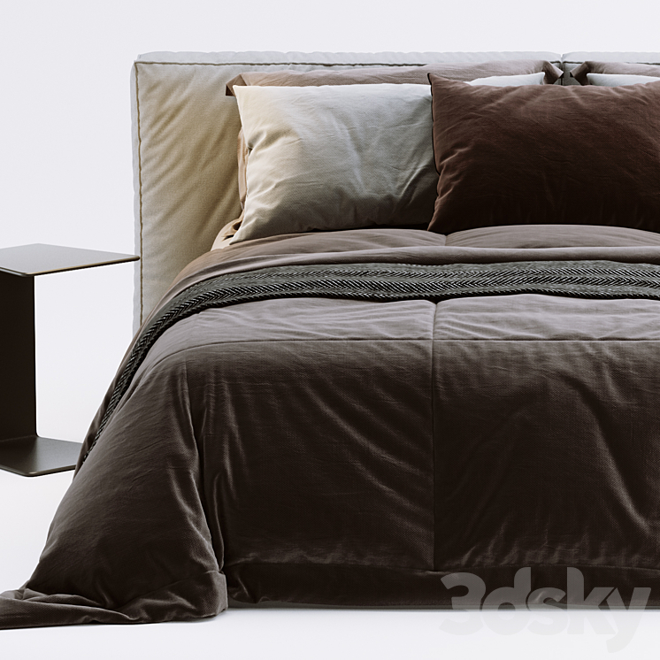 Dall’Agnese Comfort Bed 3DS Max - thumbnail 2