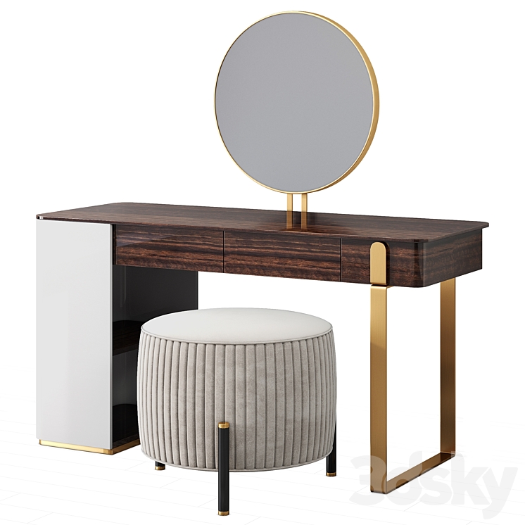 Dressing table PARISIENNE by Capital Collections 3D Model