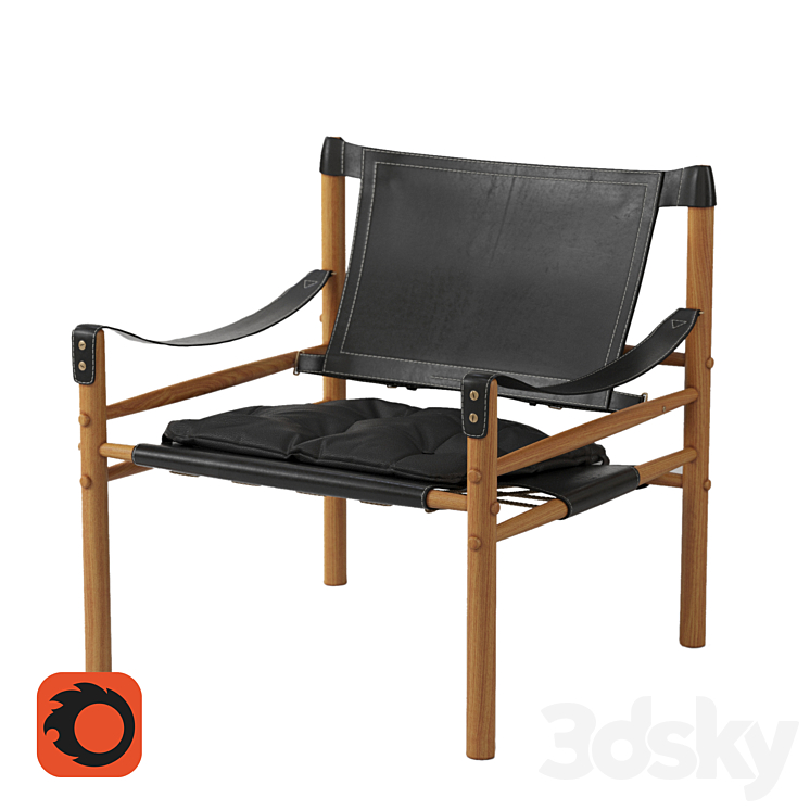 Norell Sirocco Safari Chair 3DS Max - thumbnail 1