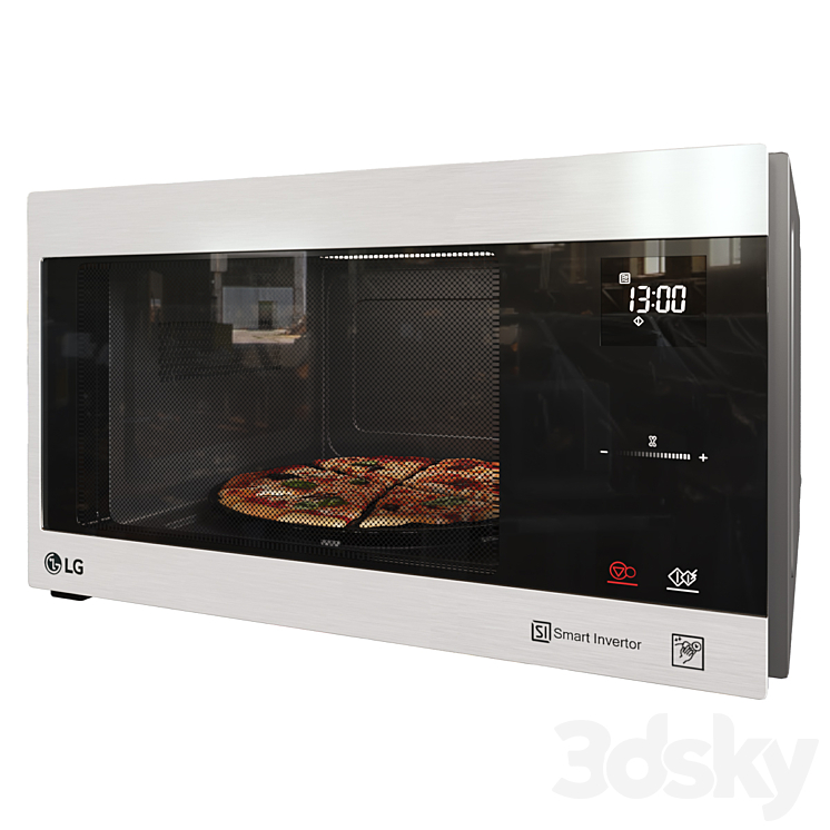 LG MH6595CIS NeoСhef Microwave 3DS Max - thumbnail 1