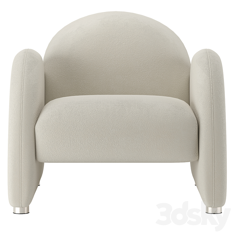Accent Armchair 2LG 3DS Max - thumbnail 2